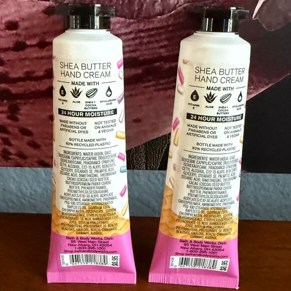 NEW 2-Pc VANILLA BUTTER CREAM Shea Butter Hand Cream 1oz Ea Bath & Body Works - Picture 2 of 3